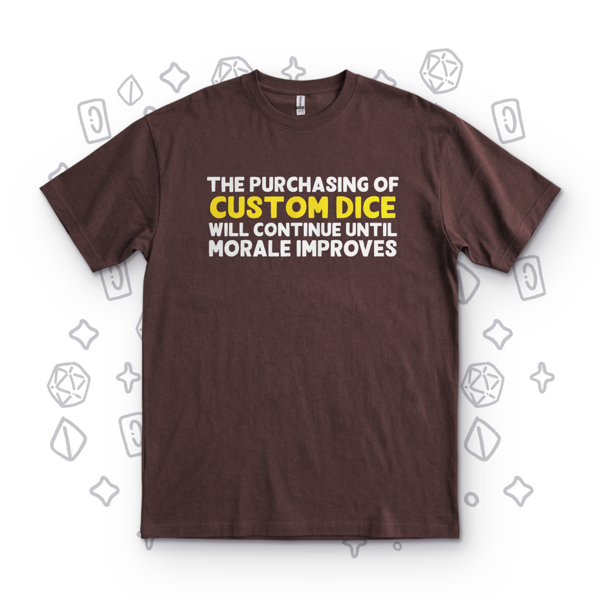 Purchasing Custom Dice - Dark Chocolate