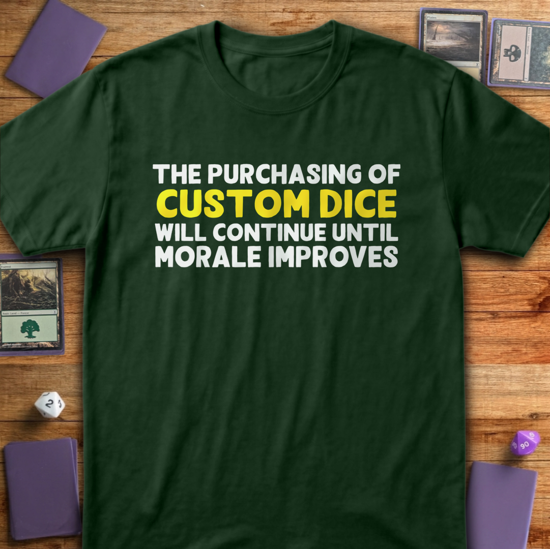 Purchasing Custom Dice - Forest Green