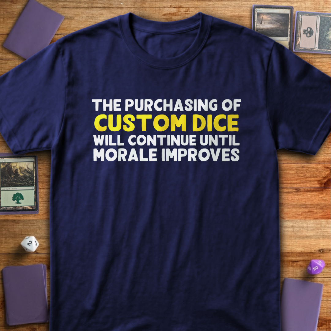 Purchasing Custom Dice - Navy