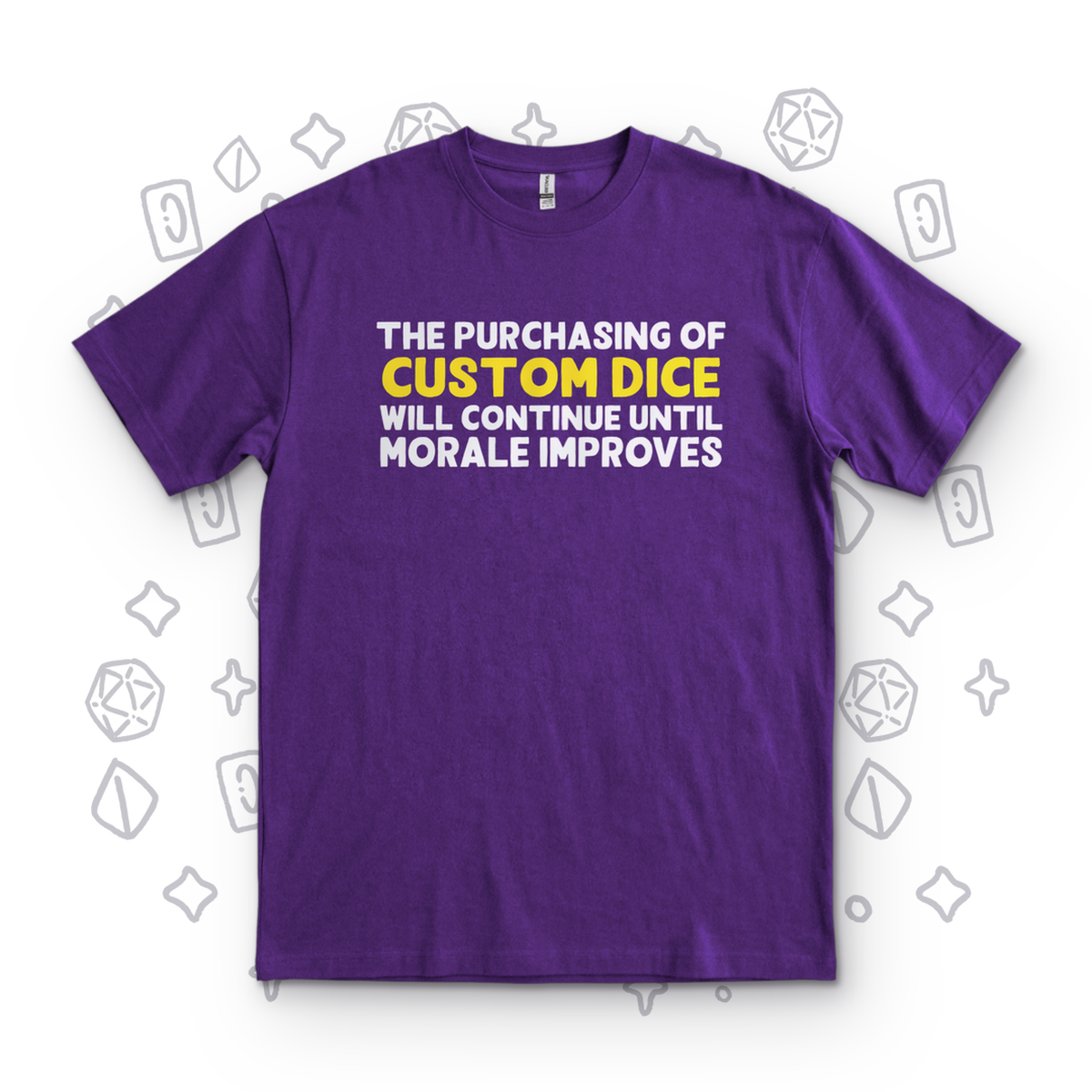 Purchasing Custom Dice - Purple