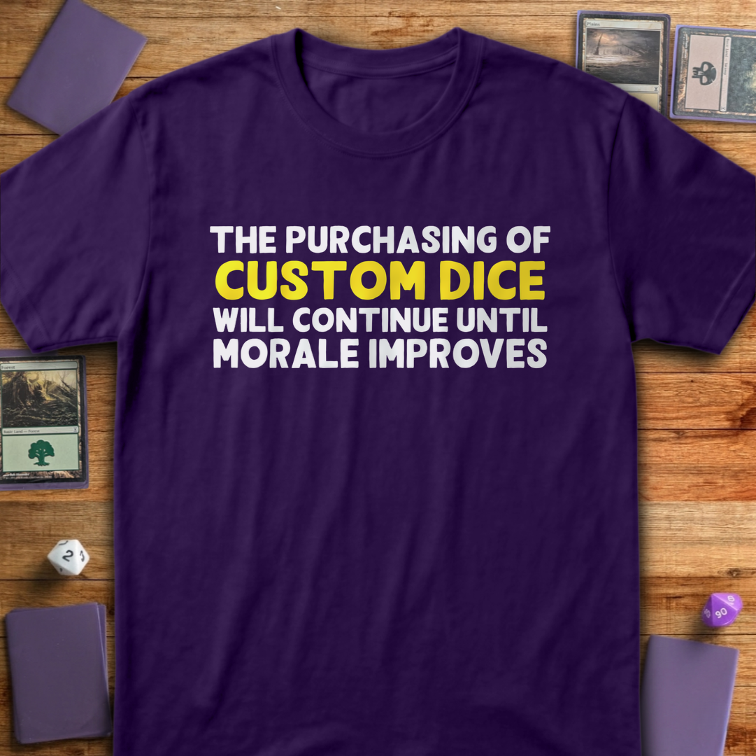 Purchasing Custom Dice - Purple