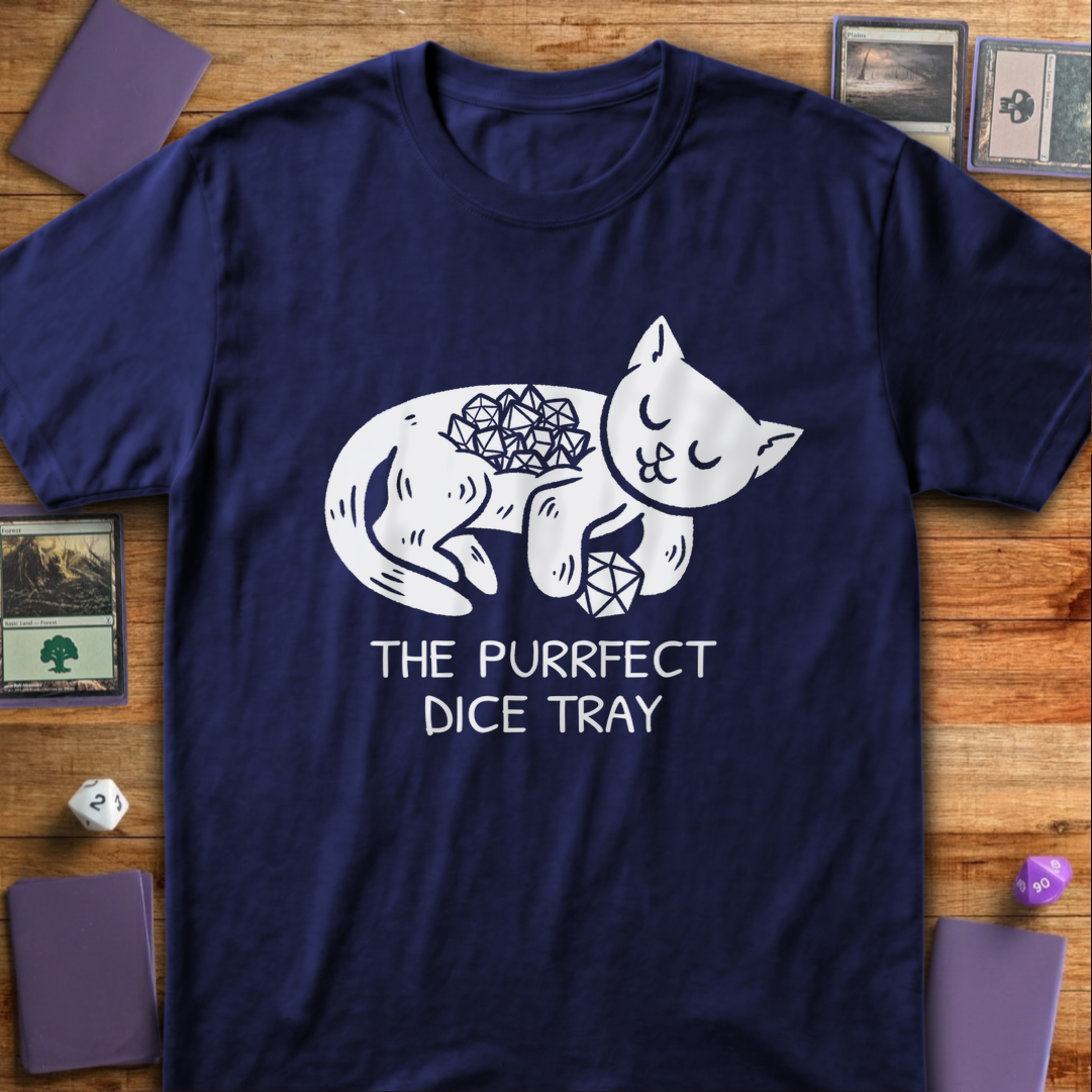 Purrfect Dice Tray - Navy