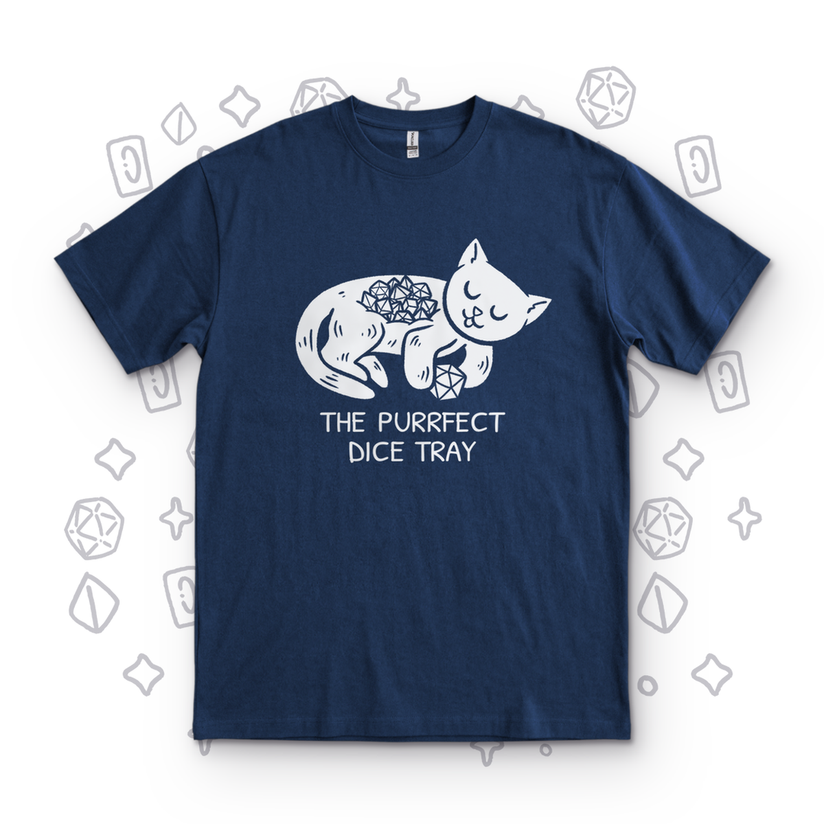 Purrfect Dice Tray - Navy