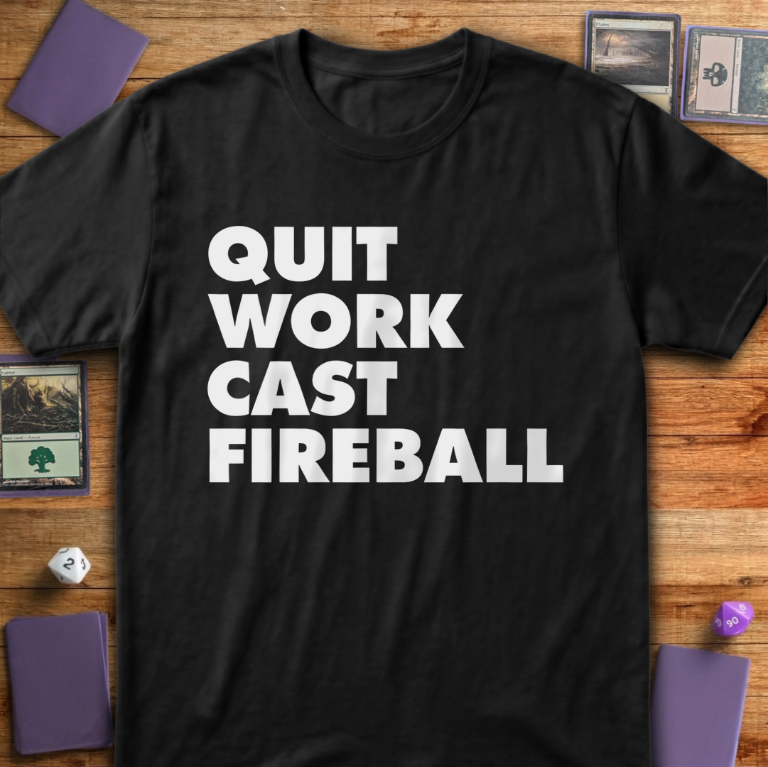 Quit Work Cast Fireball - Black
