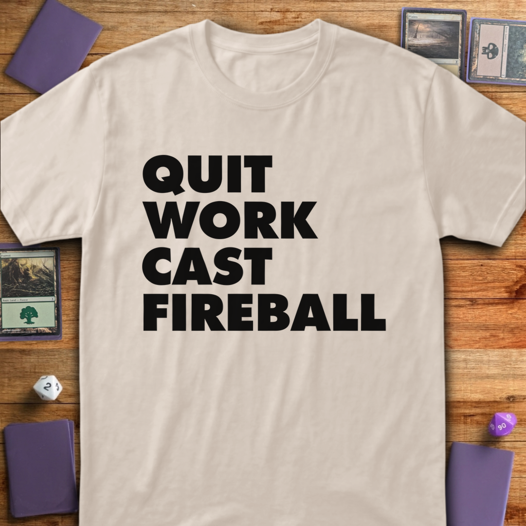 Quit Work Cast Fireball - Sand