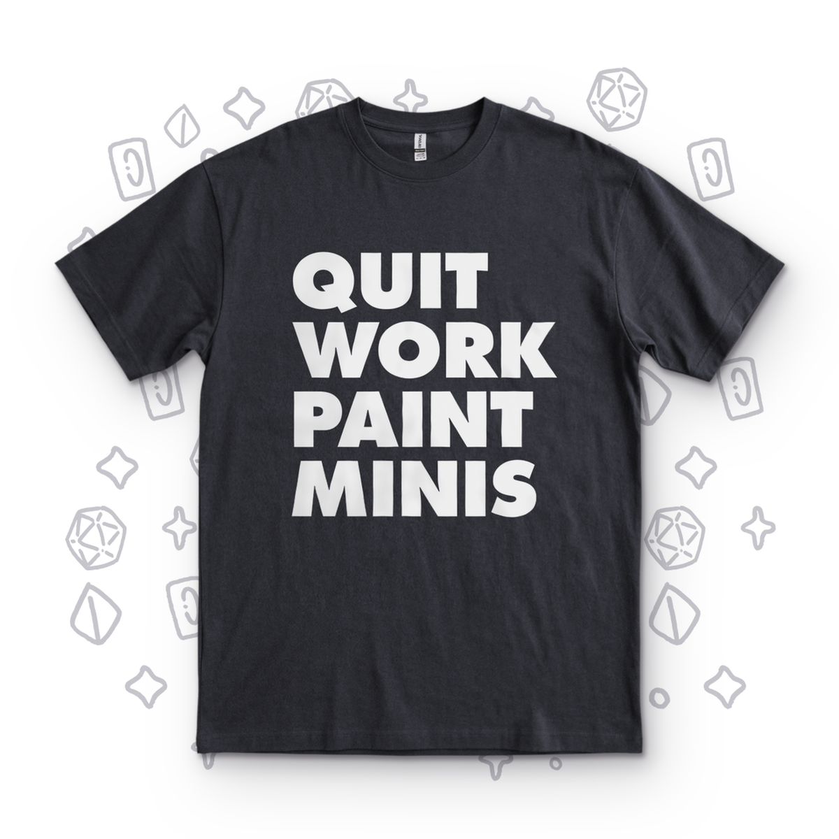 Quit Work Paint Minis - Black