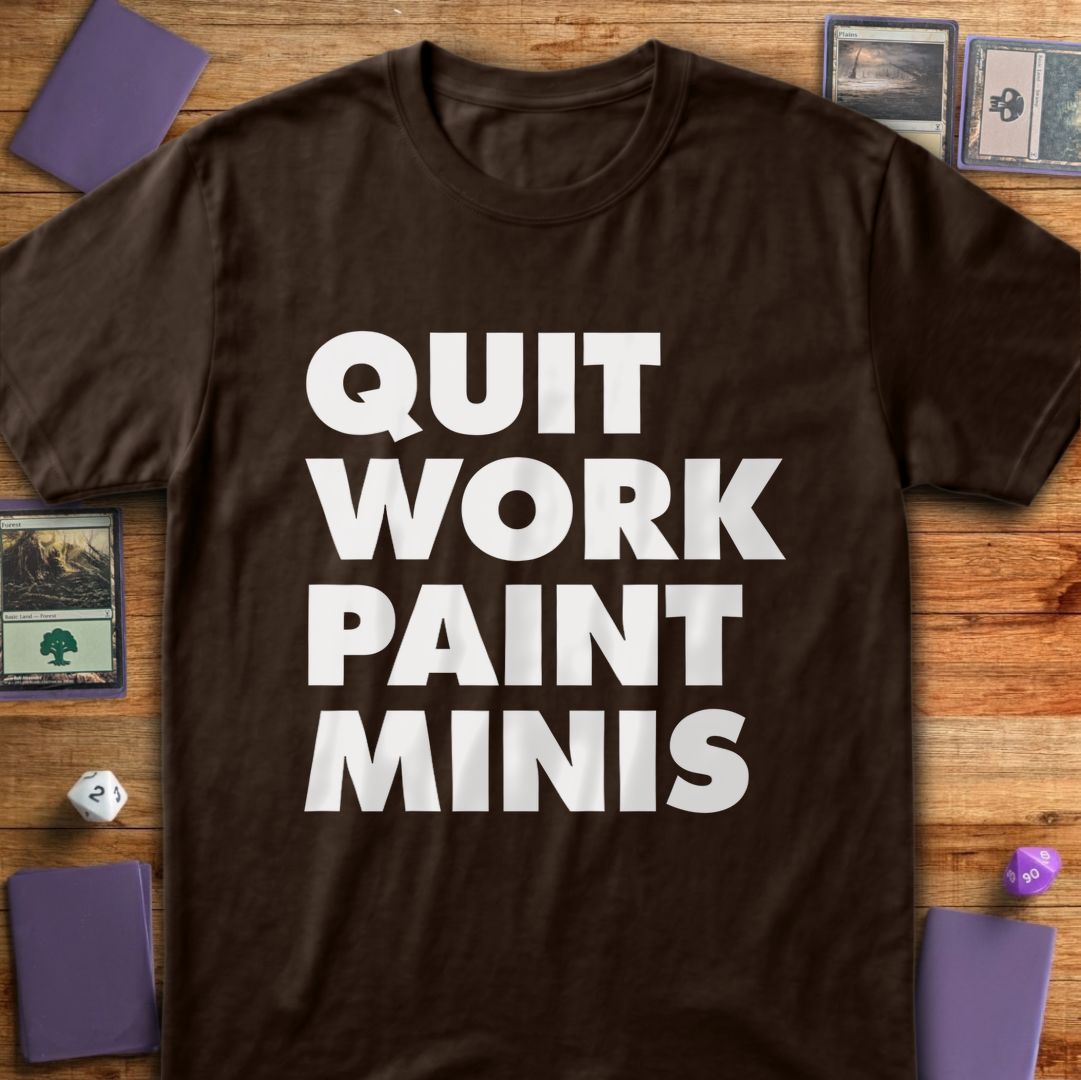 Quit Work Paint Minis - Dark Chocolate