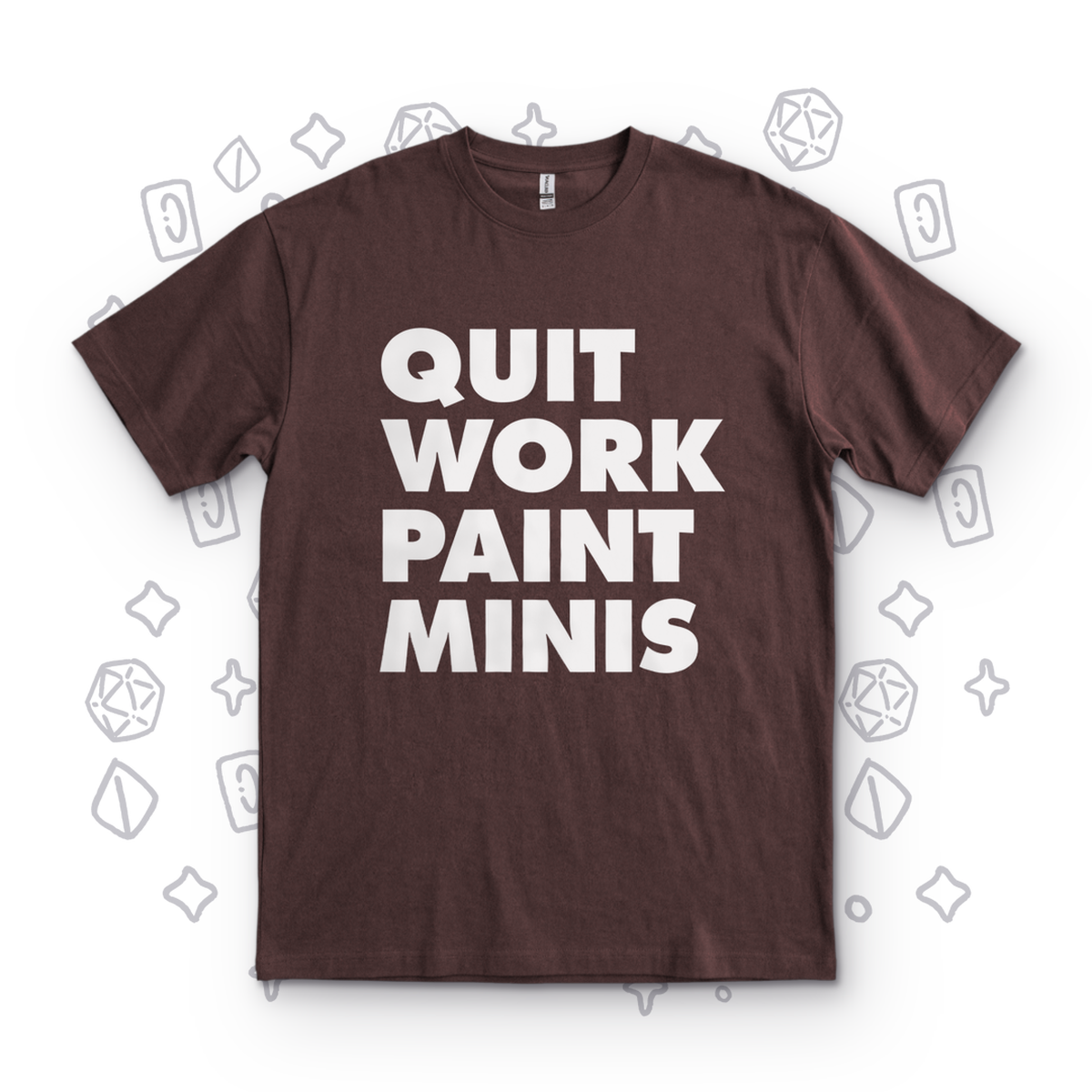 Quit Work Paint Minis - Dark Chocolate