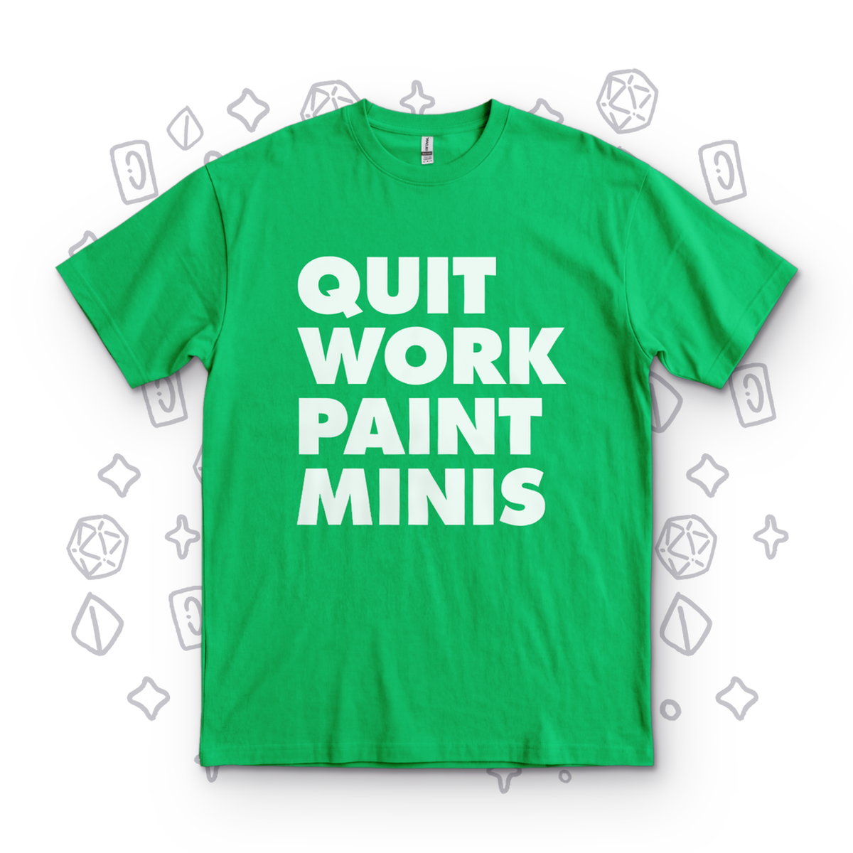 Quit Work Paint Minis - Kelly Green