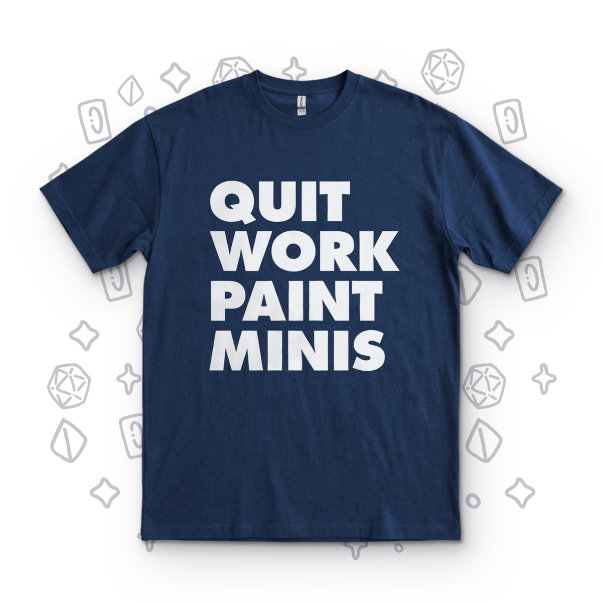 Quit Work Paint Minis - Navy