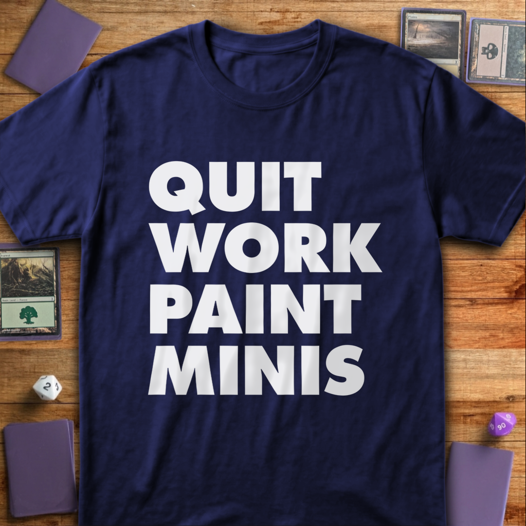Quit Work Paint Minis - Navy