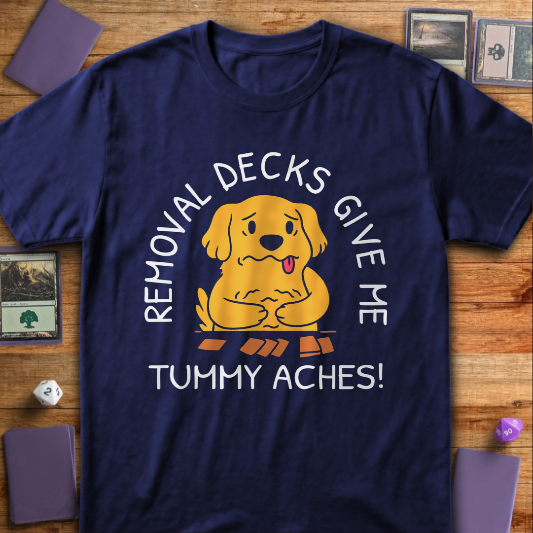 Removal Decks and Tummy Aches - Navy