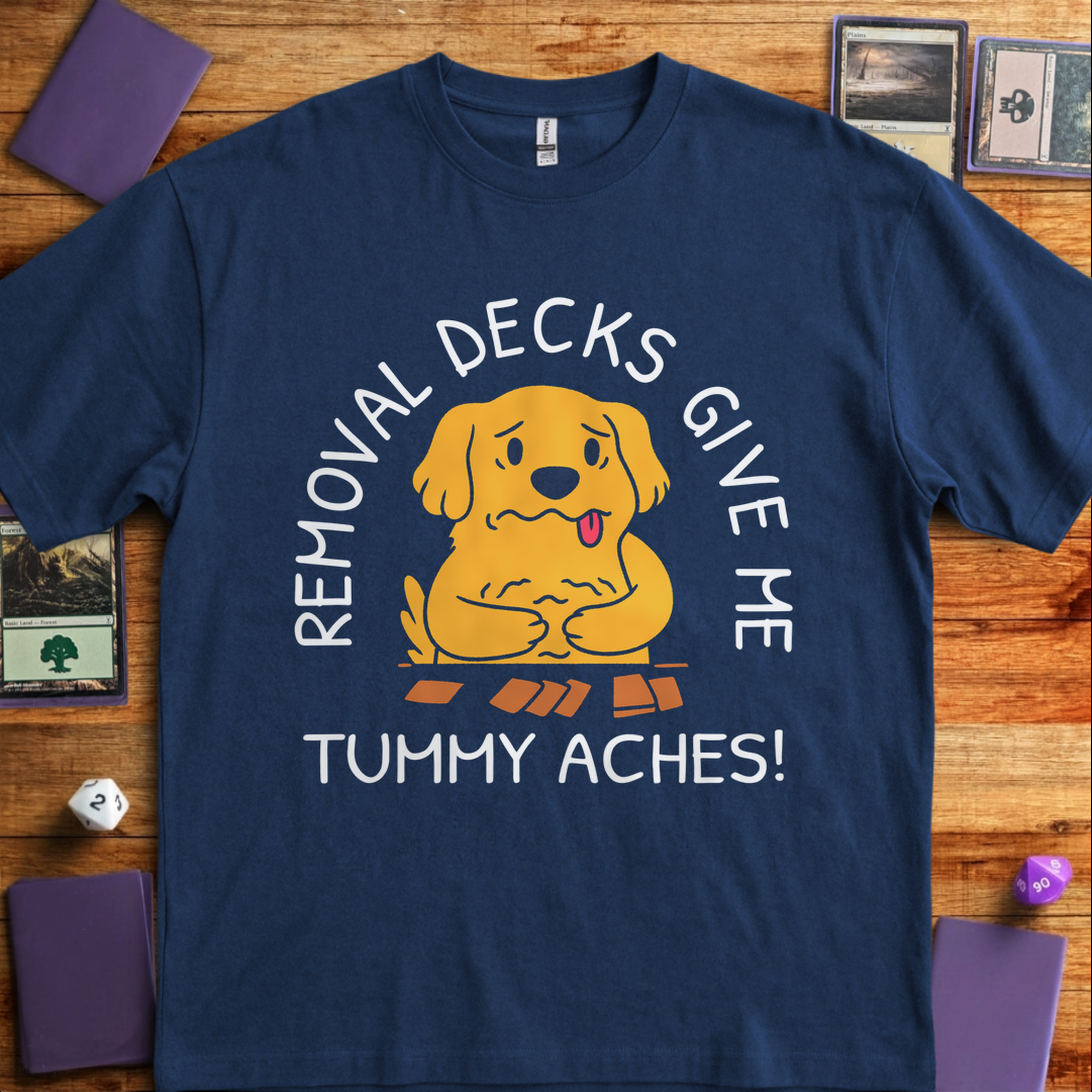 Removal Decks and Tummy Aches - Navy