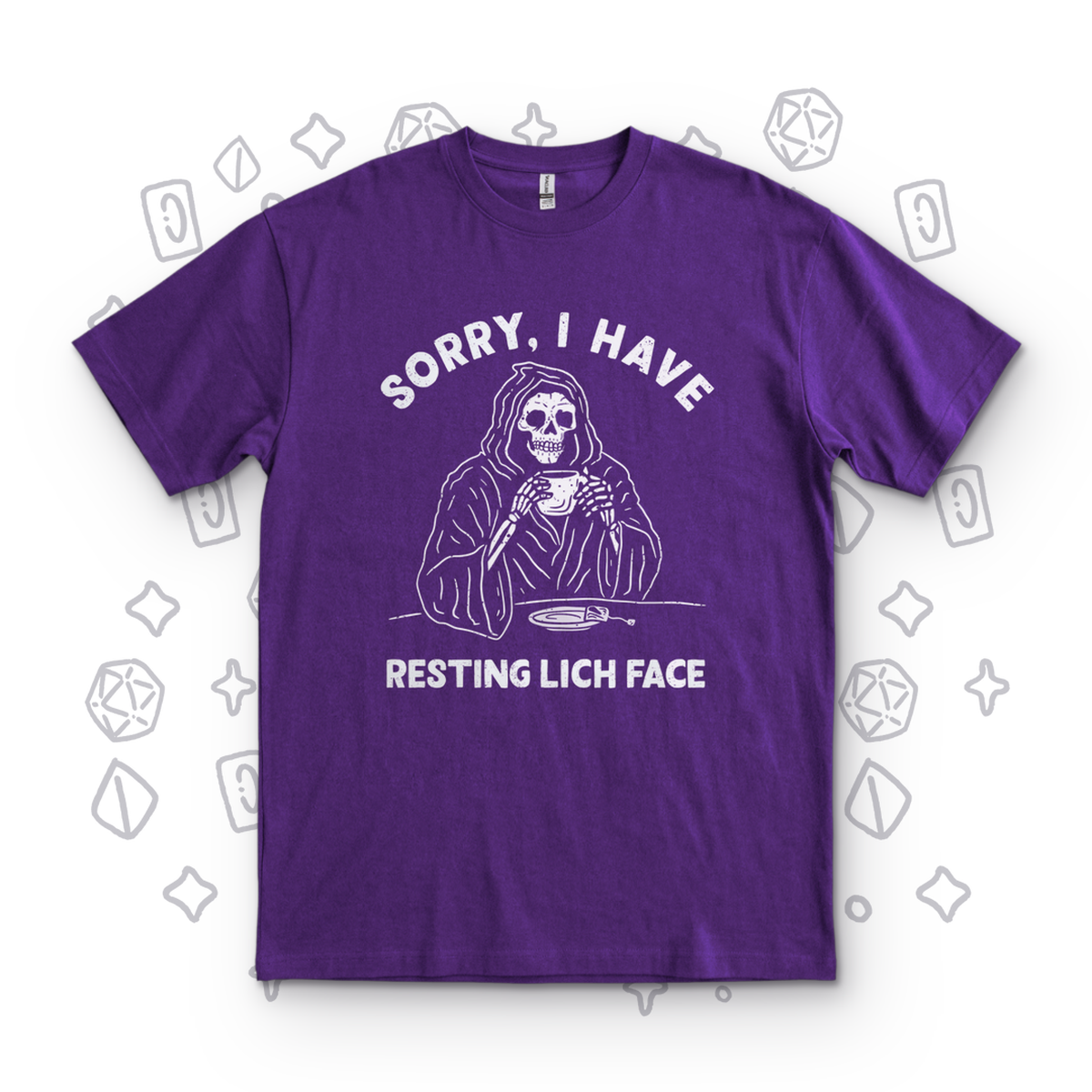 Resting Lich Face - Purple
