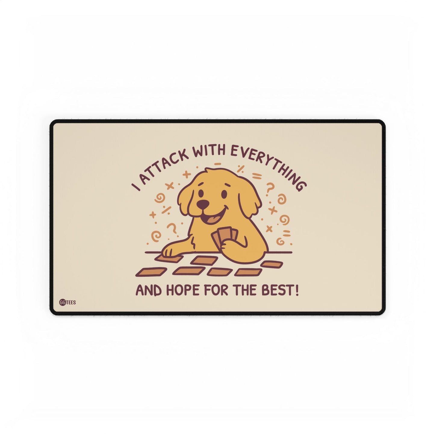 I Hope For The Best Premium Stitched Playmat - 24"x14"