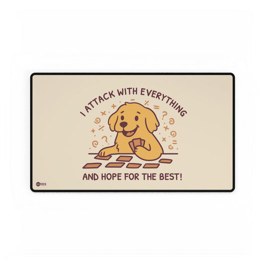 I Hope For The Best Premium Stitched Playmat - 24"x14"