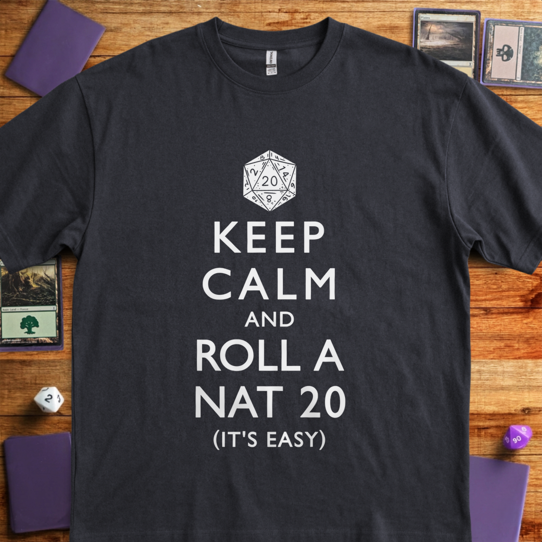 Roll a Nat 20 - Black