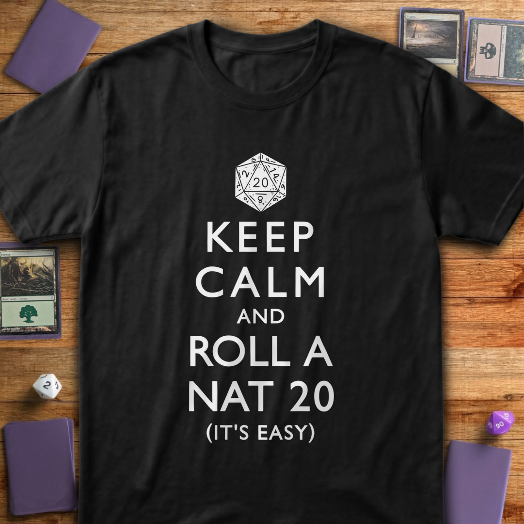 Roll a Nat 20 - Black