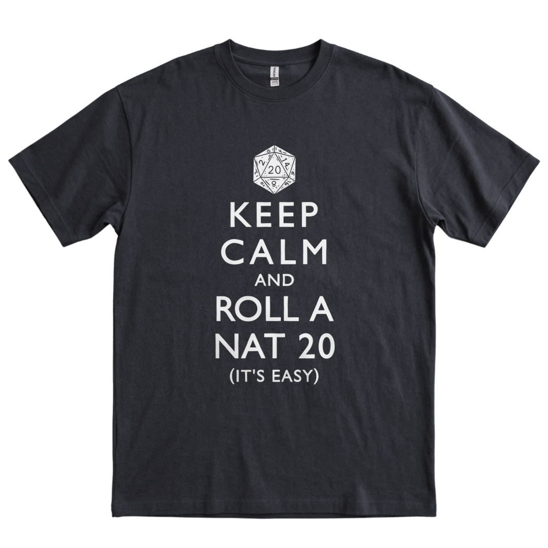 Roll a Nat 20 - Black