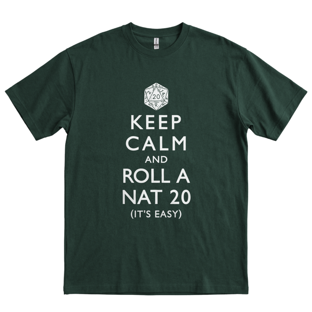 Roll a Nat 20 - Forest Green
