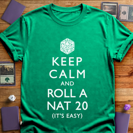 Roll a Nat 20 - Kelly Green