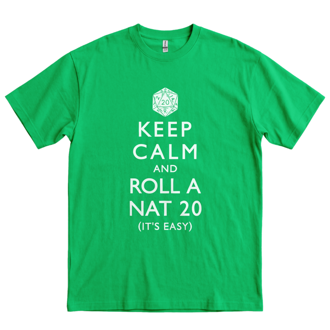 Roll a Nat 20 - Kelly Green
