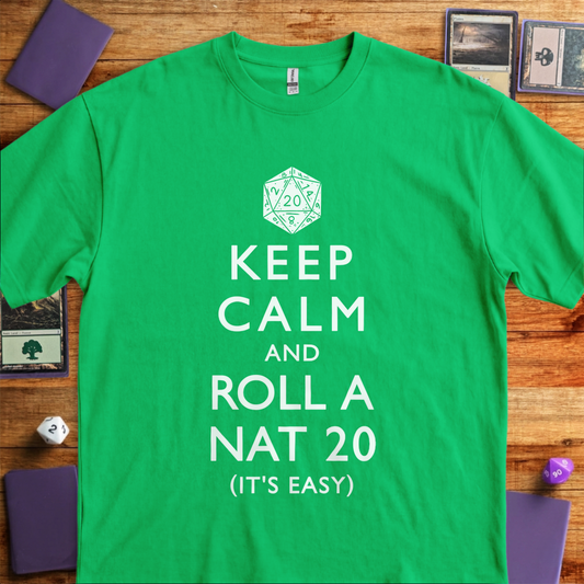 Roll a Nat 20 - Kelly Green