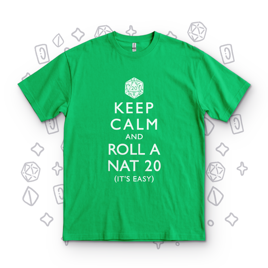 Roll a Nat 20 - Kelly Green