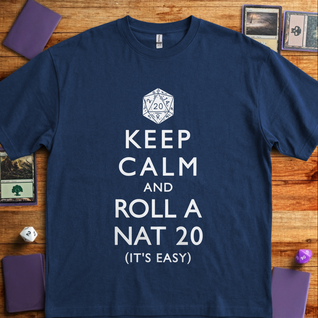 Roll a Nat 20 - Navy