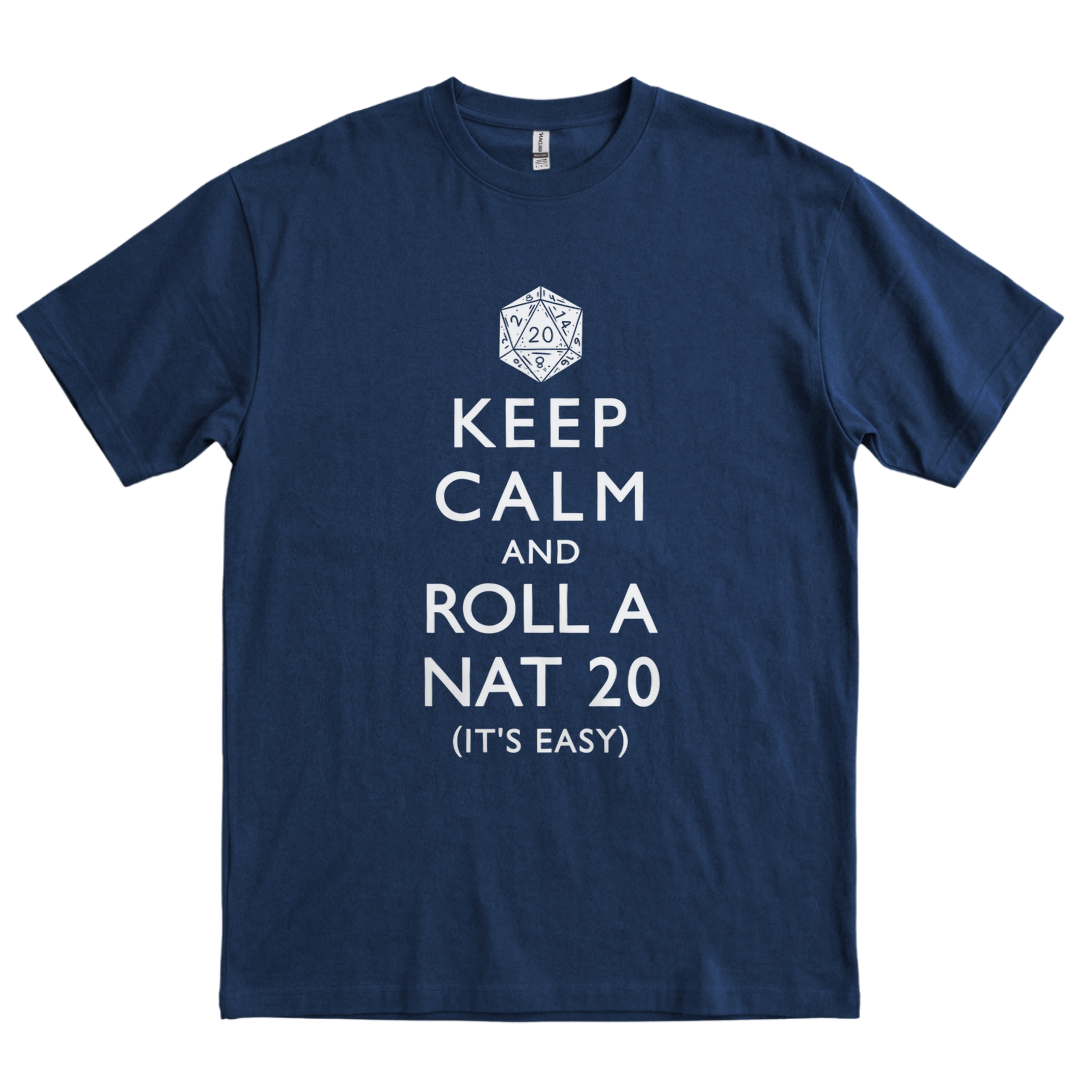 Roll a Nat 20 - Navy