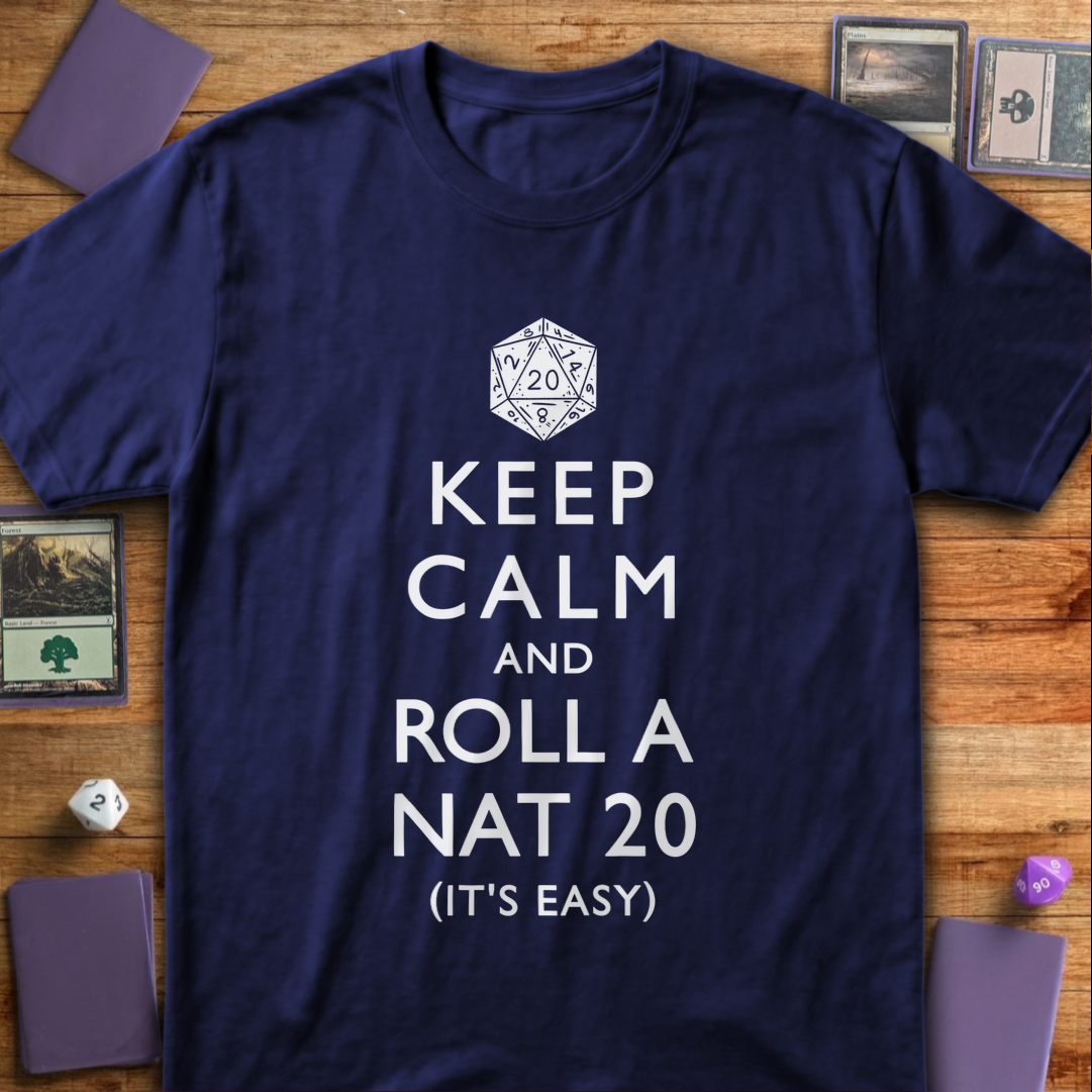 Roll a Nat 20 - Navy