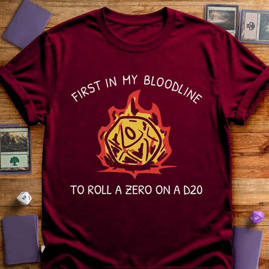Roll a Zero - Maroon