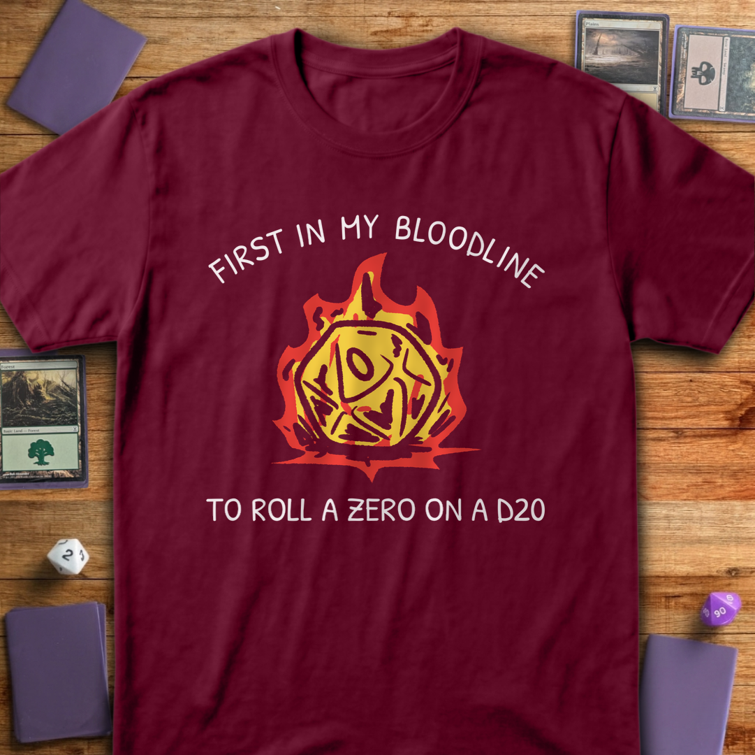 Roll a Zero - Maroon