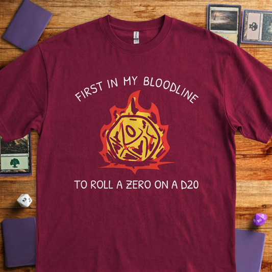 Roll a Zero - Maroon