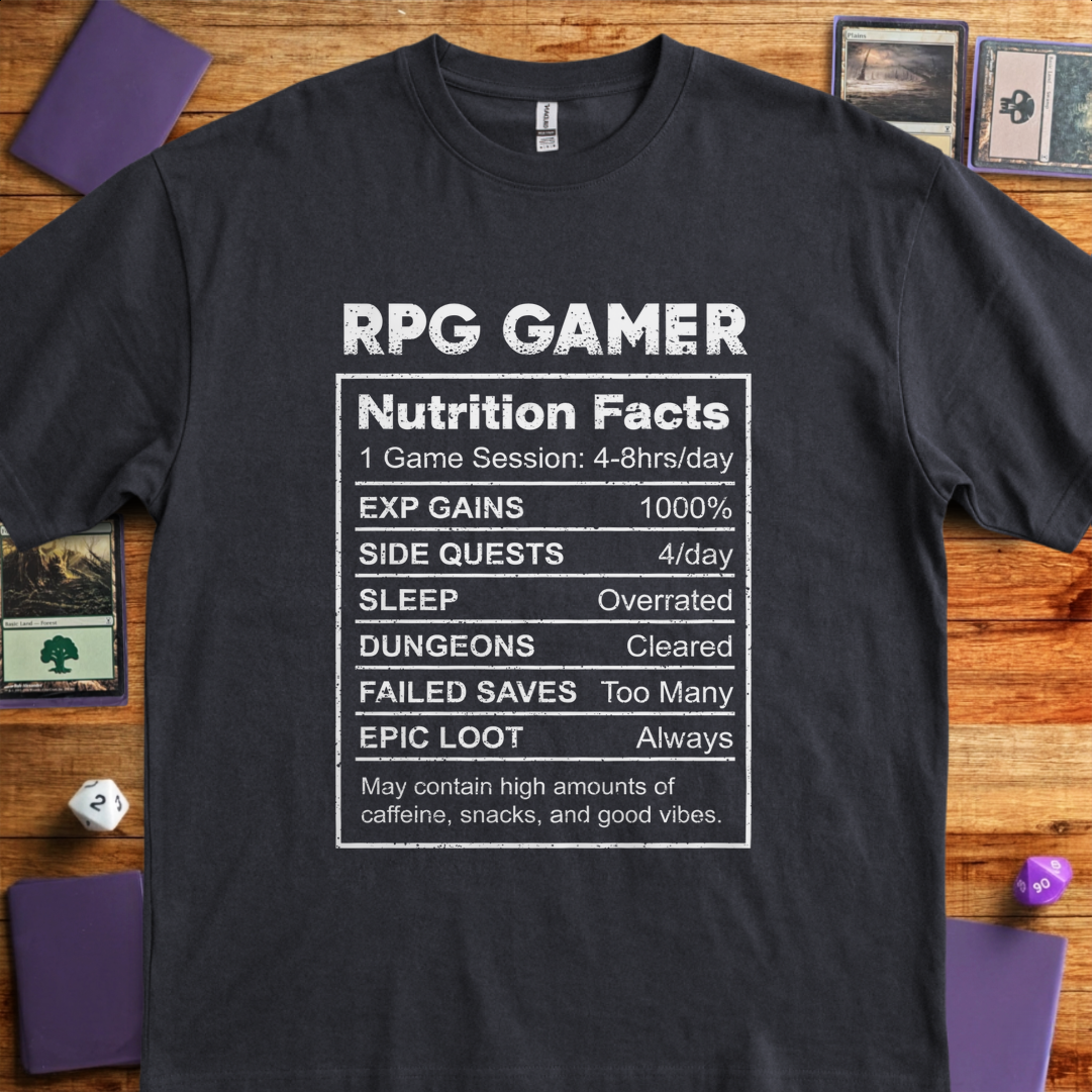RPG Gamer Nutrition - Black