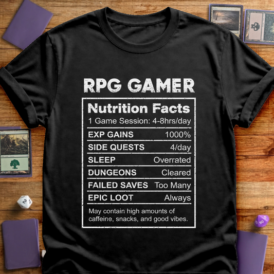 RPG Gamer Nutrition - Black