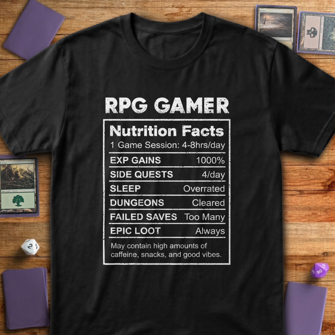 RPG Gamer Nutrition - Black