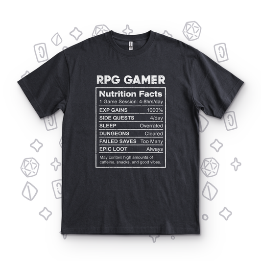 RPG Gamer Nutrition - Black