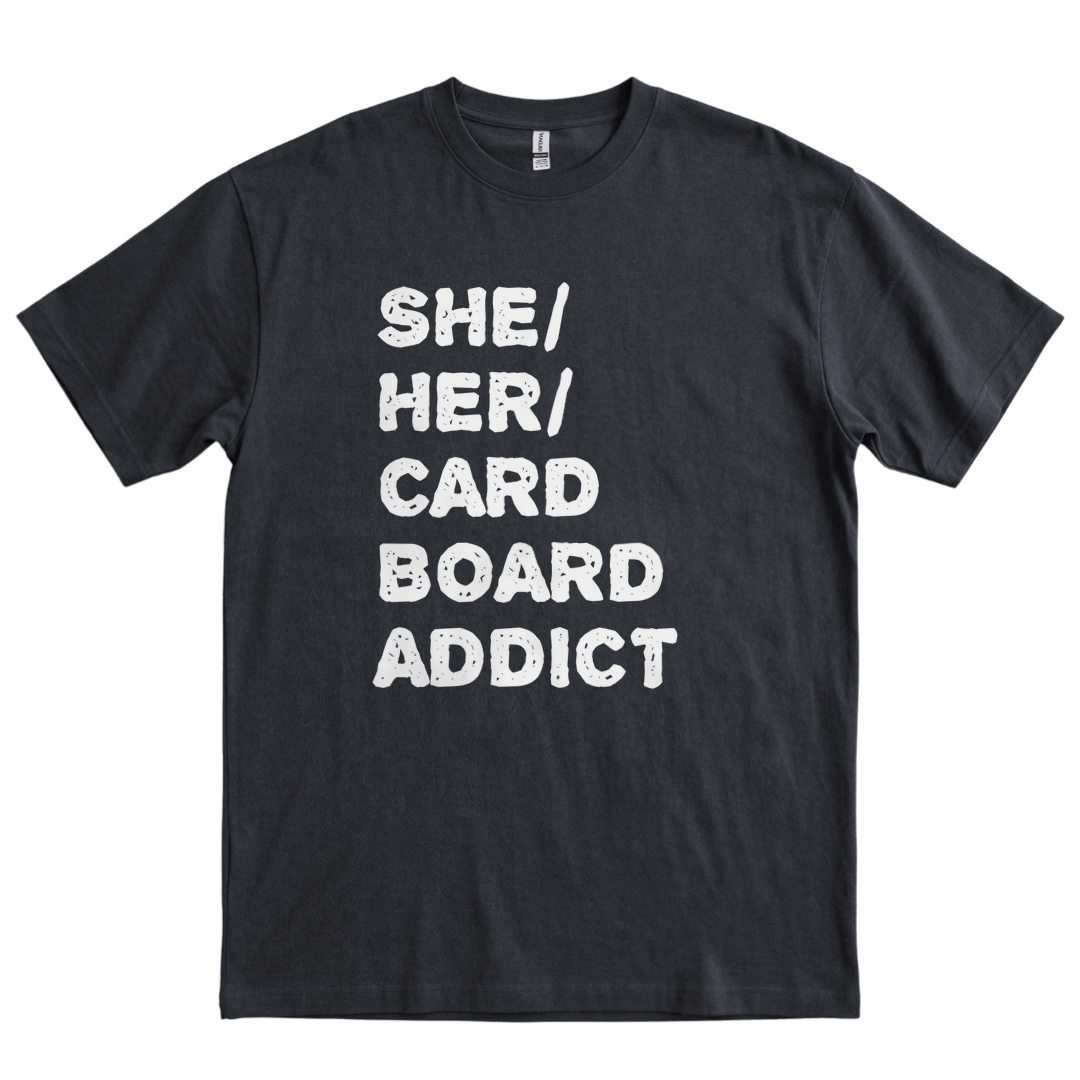 She Her Cardboard Addict - Black