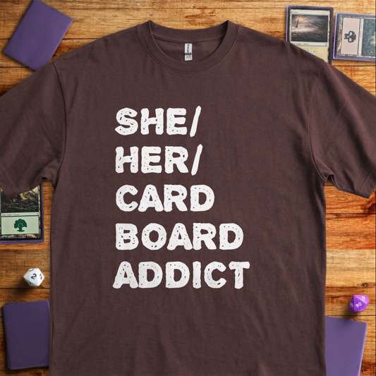 She Her Cardboard Addict - Dark Chocolate