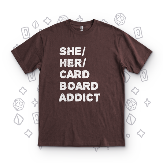 She Her Cardboard Addict - Dark Chocolate