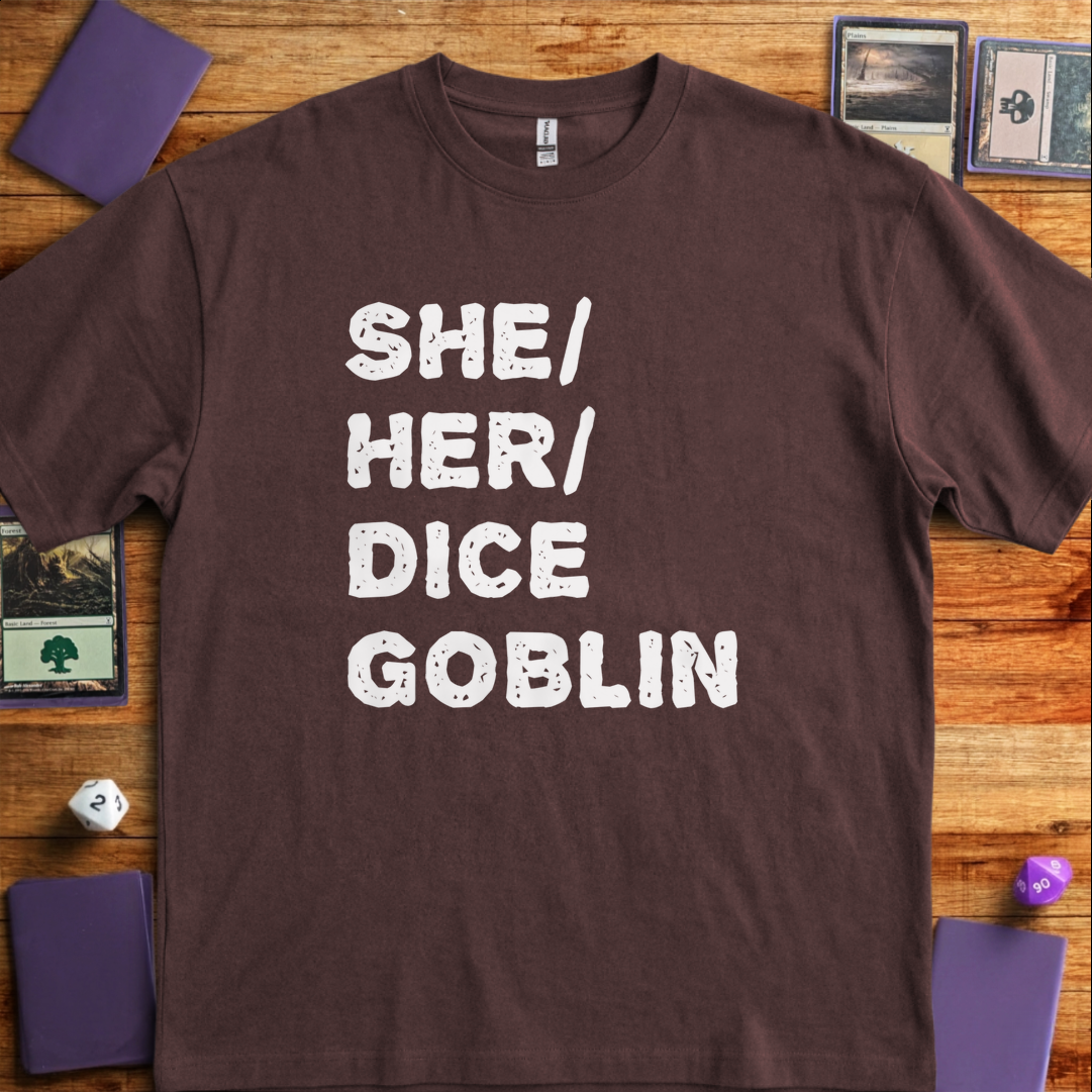 She Her Dice Goblin - Dark Chocolate