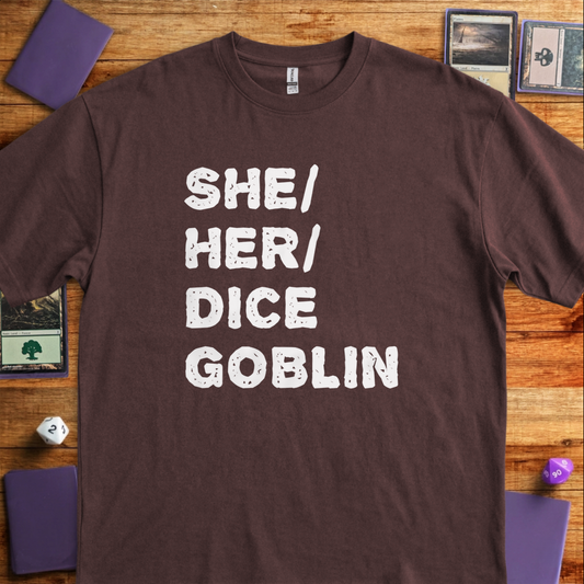 She Her Dice Goblin - Dark Chocolate