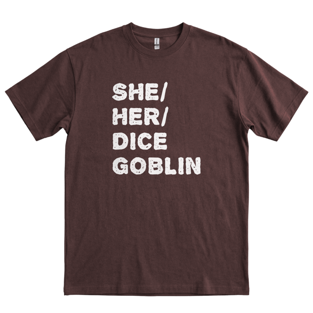 She Her Dice Goblin - Dark Chocolate