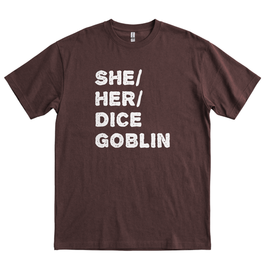 She Her Dice Goblin - Dark Chocolate