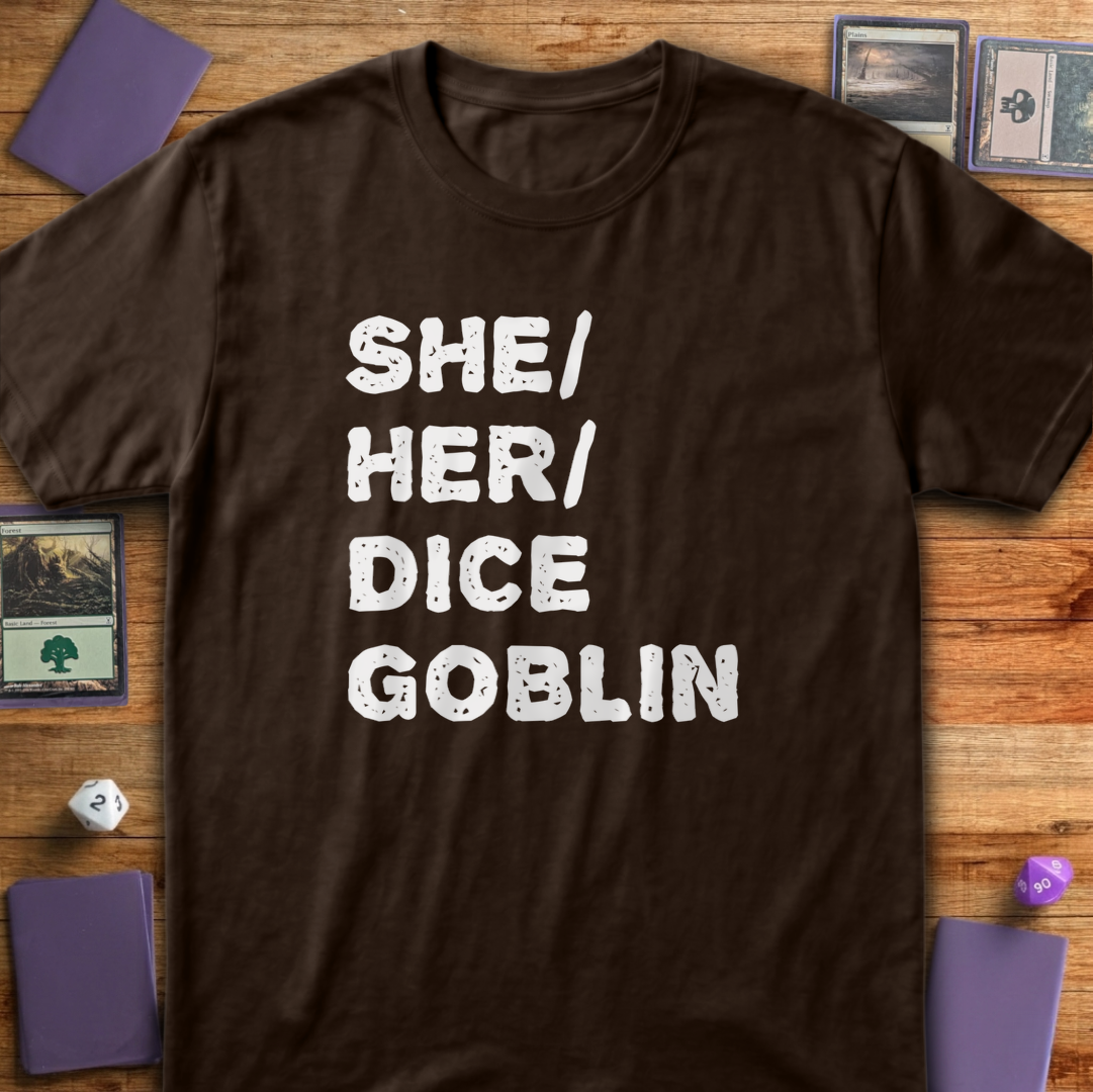 She Her Dice Goblin - Dark Chocolate