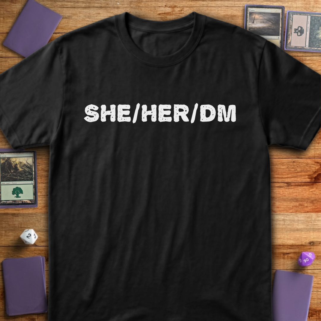 She Her DM - Black
