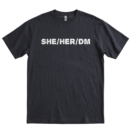 She Her DM - Black