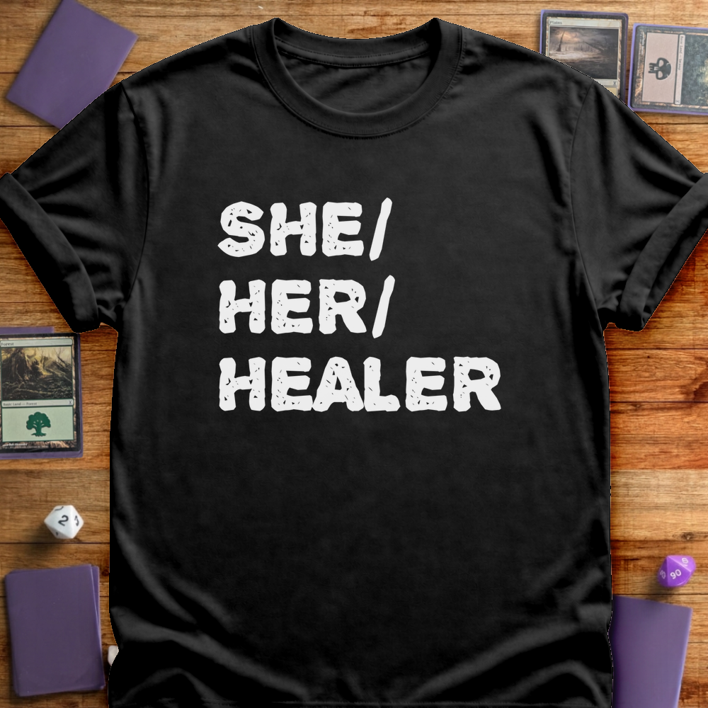 She Her Healer - Black