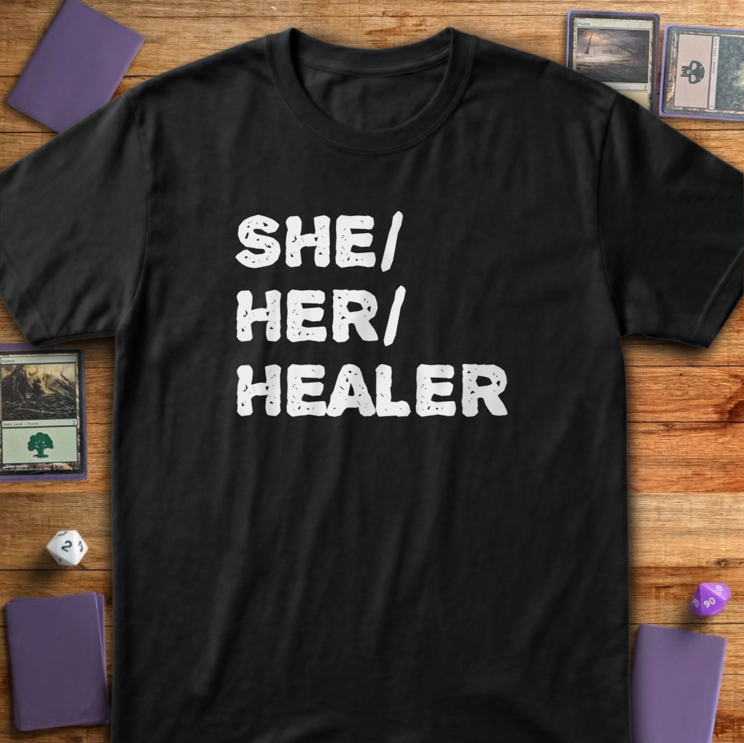 She Her Healer - Black